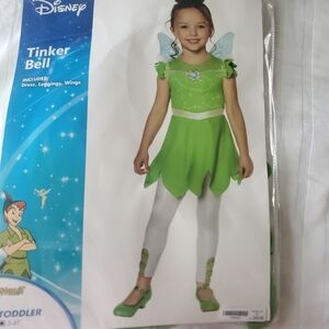 Disney Tinker Bell Costume for Kids - Green and White